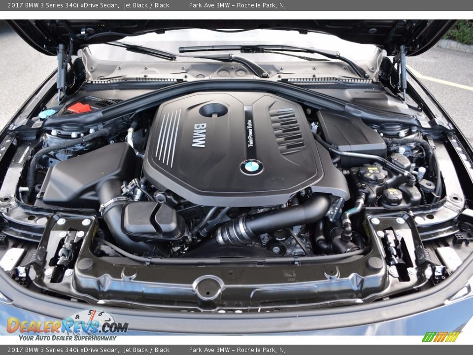 2017 BMW 3 Series 340i xDrive Sedan Jet Black / Black Photo #30