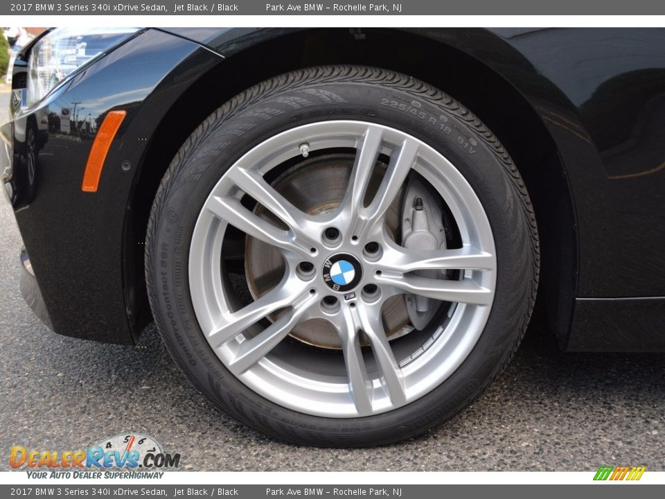 2017 BMW 3 Series 340i xDrive Sedan Jet Black / Black Photo #32