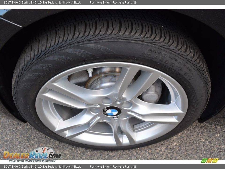 2017 BMW 3 Series 340i xDrive Sedan Jet Black / Black Photo #33