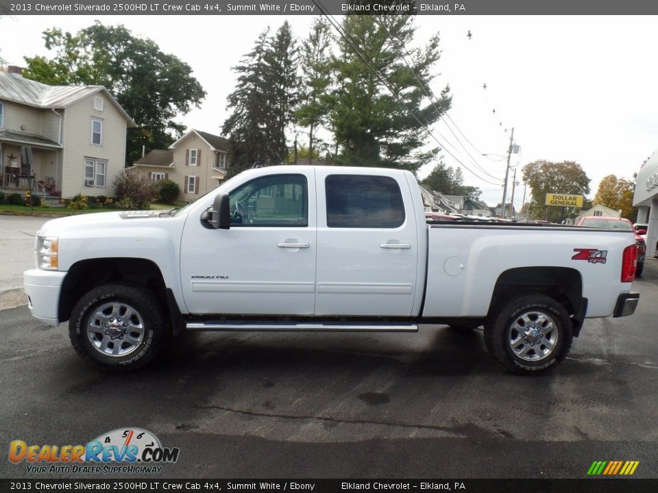 2013 Chevrolet Silverado 2500HD LT Crew Cab 4x4 Summit White / Ebony Photo #1