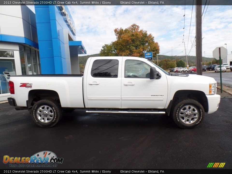 2013 Chevrolet Silverado 2500HD LT Crew Cab 4x4 Summit White / Ebony Photo #5