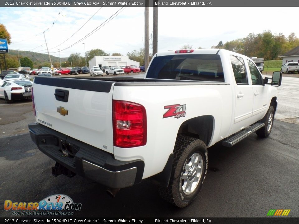 2013 Chevrolet Silverado 2500HD LT Crew Cab 4x4 Summit White / Ebony Photo #6