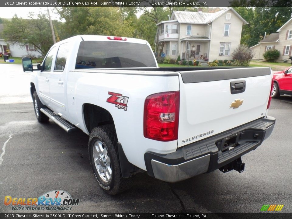 2013 Chevrolet Silverado 2500HD LT Crew Cab 4x4 Summit White / Ebony Photo #8