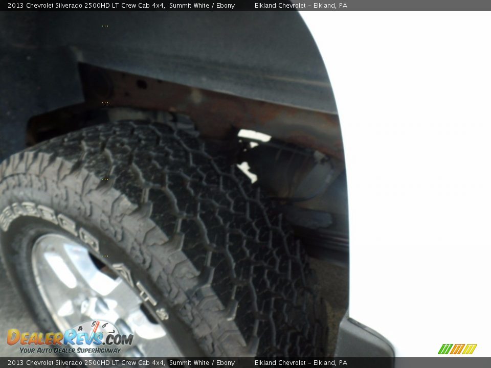 2013 Chevrolet Silverado 2500HD LT Crew Cab 4x4 Summit White / Ebony Photo #10