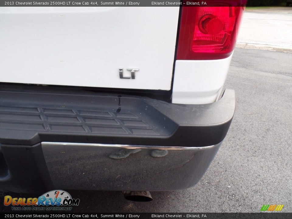 2013 Chevrolet Silverado 2500HD LT Crew Cab 4x4 Summit White / Ebony Photo #13