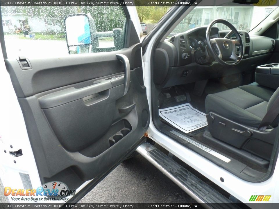 2013 Chevrolet Silverado 2500HD LT Crew Cab 4x4 Summit White / Ebony Photo #15