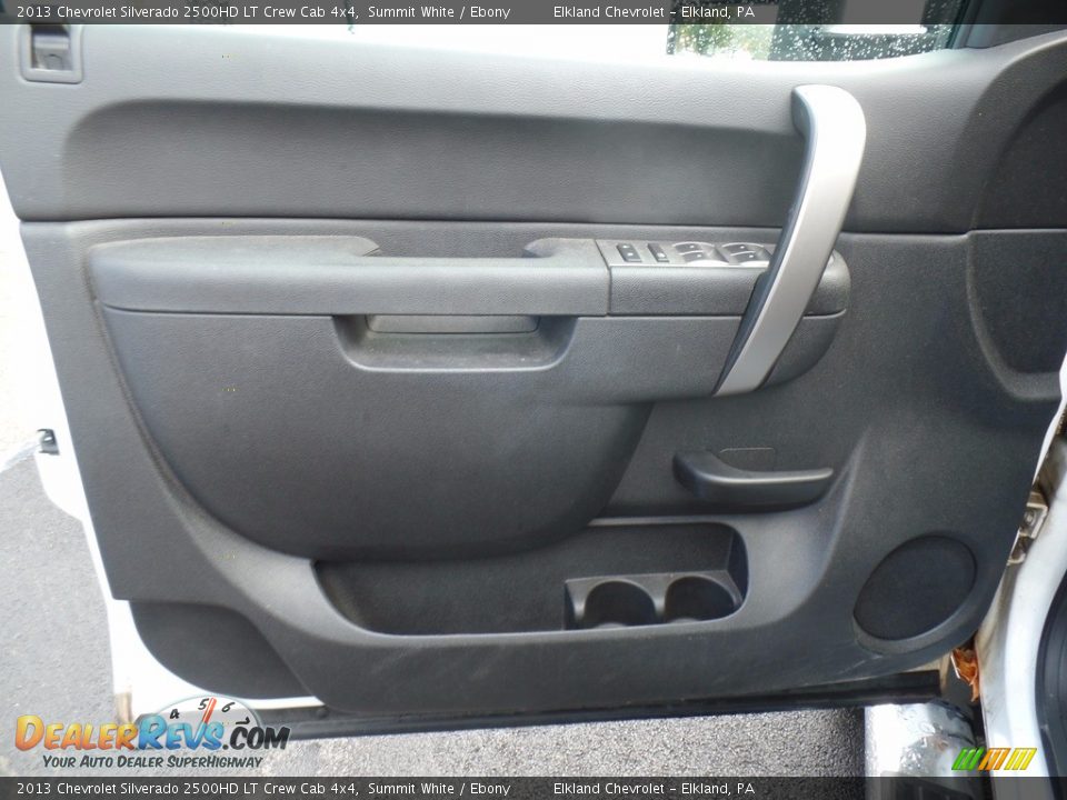 2013 Chevrolet Silverado 2500HD LT Crew Cab 4x4 Summit White / Ebony Photo #16