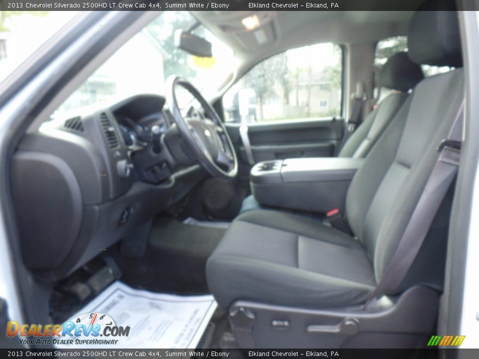 2013 Chevrolet Silverado 2500HD LT Crew Cab 4x4 Summit White / Ebony Photo #18