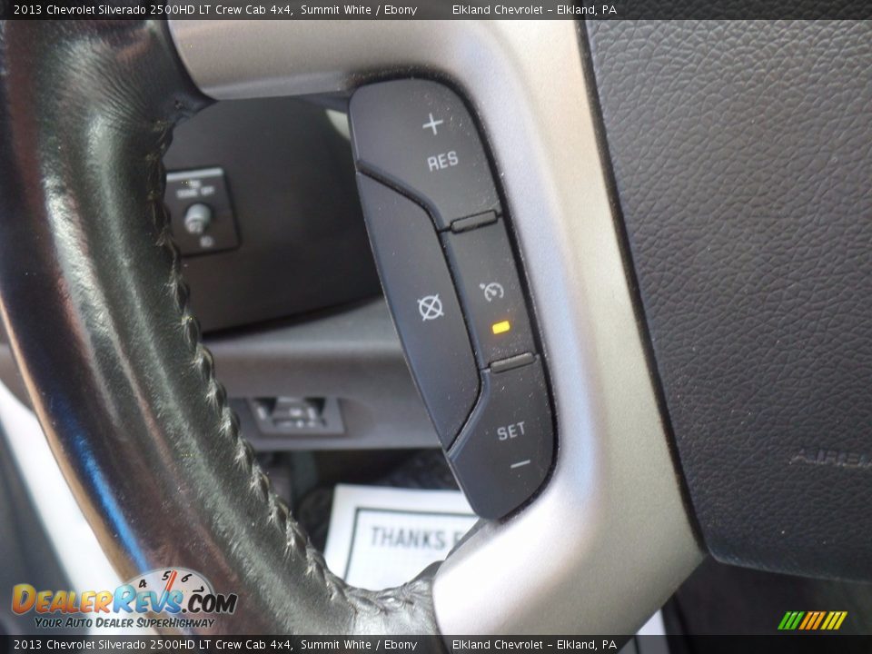 2013 Chevrolet Silverado 2500HD LT Crew Cab 4x4 Summit White / Ebony Photo #23