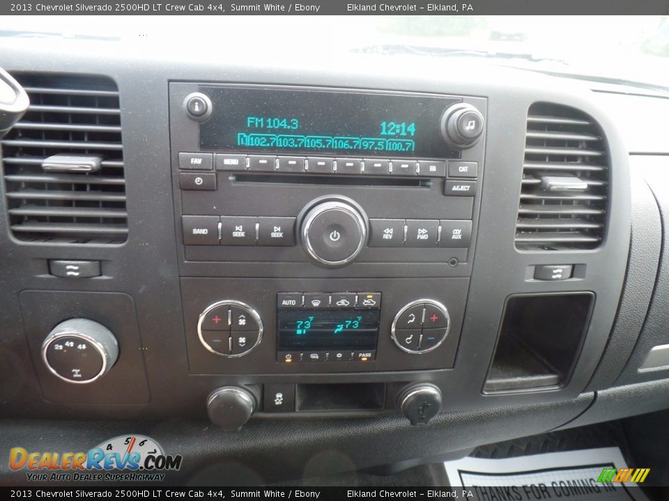 2013 Chevrolet Silverado 2500HD LT Crew Cab 4x4 Summit White / Ebony Photo #26