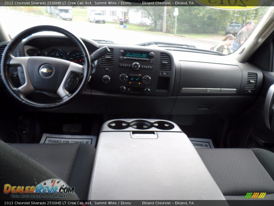 2013 Chevrolet Silverado 2500HD LT Crew Cab 4x4 Summit White / Ebony Photo #32