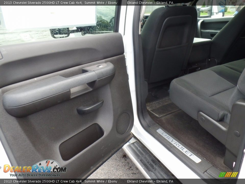 2013 Chevrolet Silverado 2500HD LT Crew Cab 4x4 Summit White / Ebony Photo #33