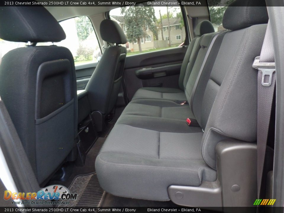 2013 Chevrolet Silverado 2500HD LT Crew Cab 4x4 Summit White / Ebony Photo #34