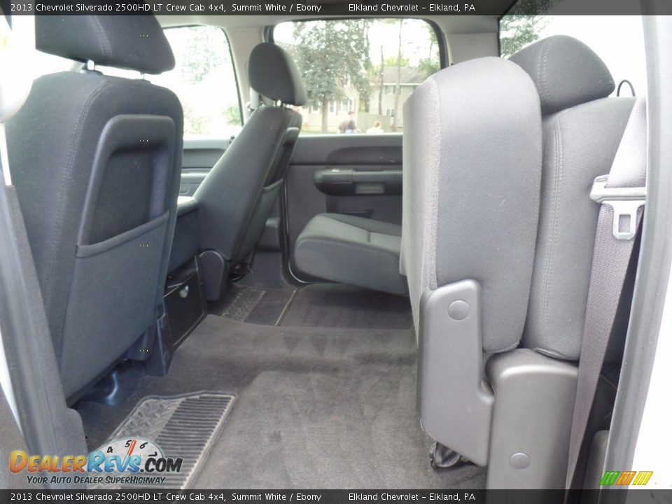 2013 Chevrolet Silverado 2500HD LT Crew Cab 4x4 Summit White / Ebony Photo #35