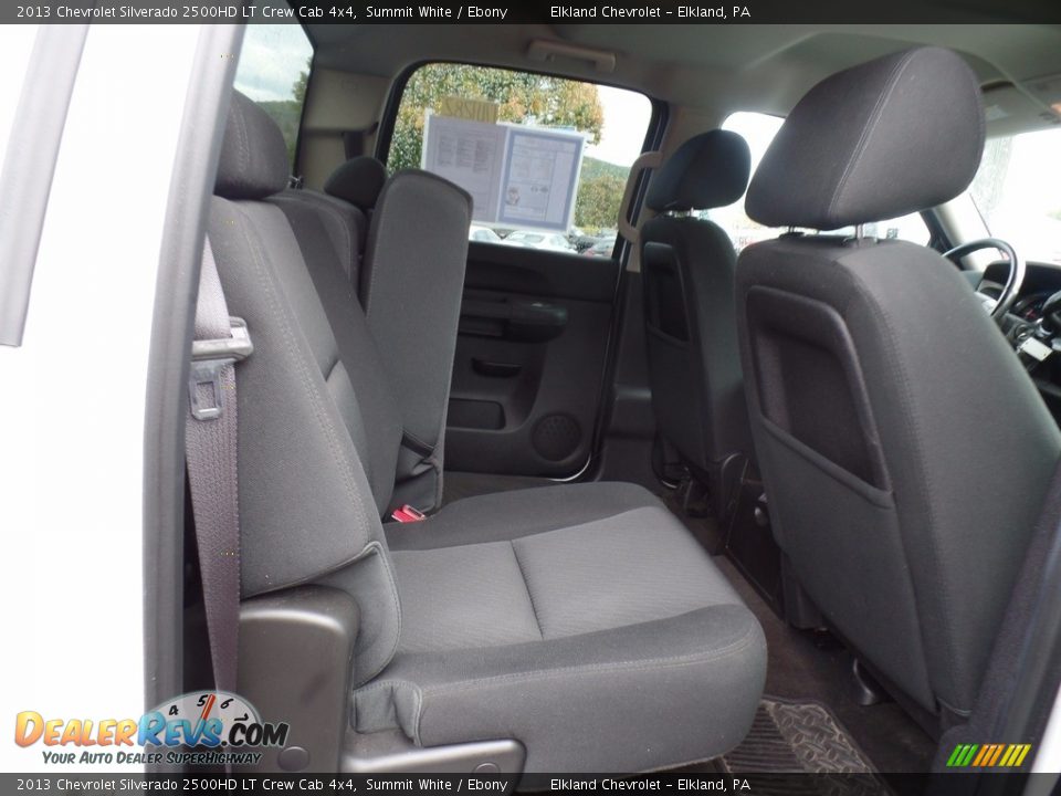 2013 Chevrolet Silverado 2500HD LT Crew Cab 4x4 Summit White / Ebony Photo #36
