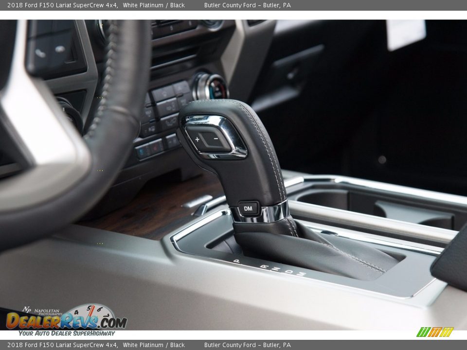 2018 Ford F150 Lariat SuperCrew 4x4 White Platinum / Black Photo #9