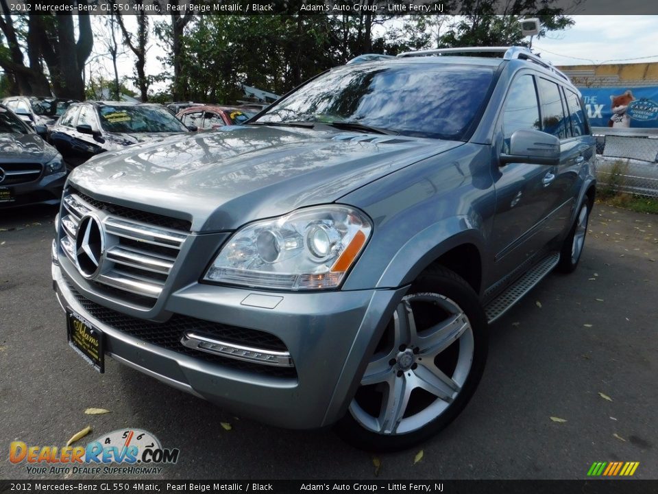 2012 Mercedes-Benz GL 550 4Matic Pearl Beige Metallic / Black Photo #1