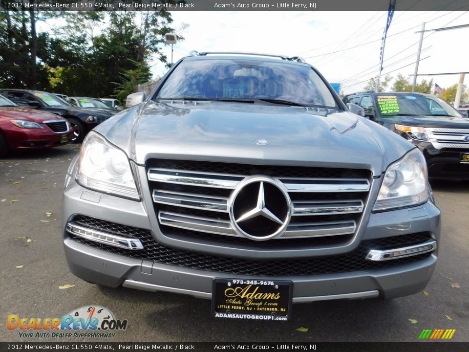 2012 Mercedes-Benz GL 550 4Matic Pearl Beige Metallic / Black Photo #2