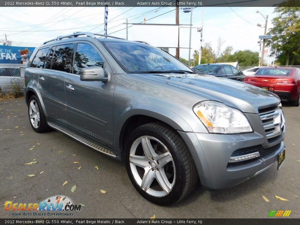 2012 Mercedes-Benz GL 550 4Matic Pearl Beige Metallic / Black Photo #3