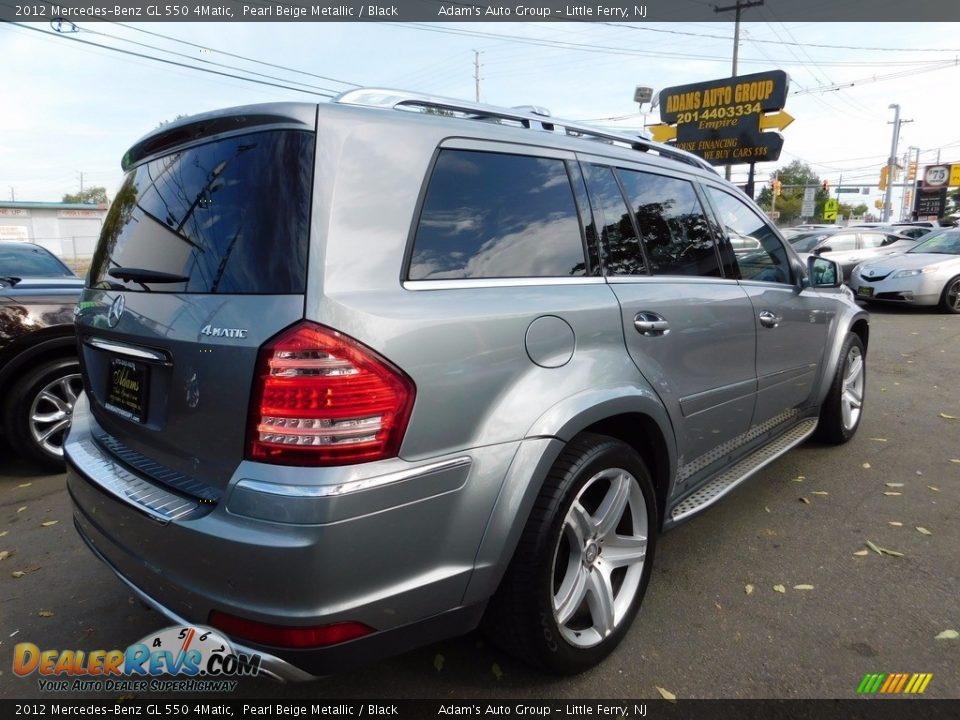 2012 Mercedes-Benz GL 550 4Matic Pearl Beige Metallic / Black Photo #5