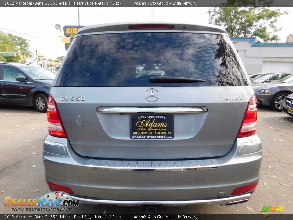 2012 Mercedes-Benz GL 550 4Matic Pearl Beige Metallic / Black Photo #6