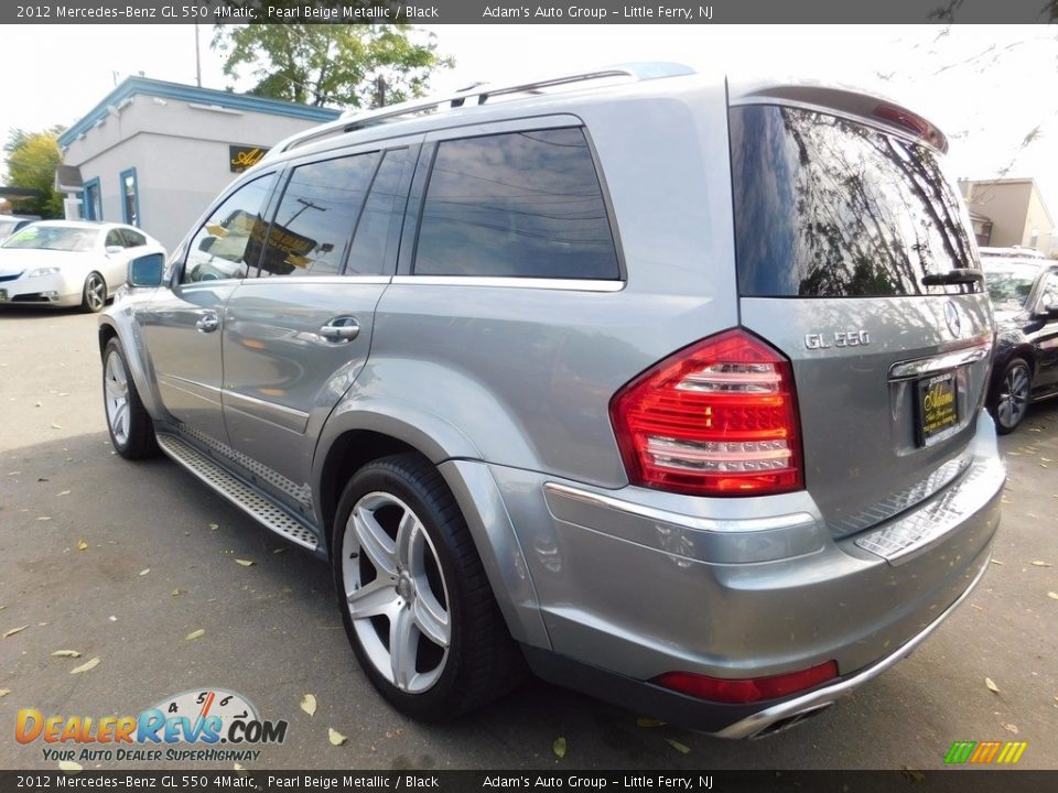 2012 Mercedes-Benz GL 550 4Matic Pearl Beige Metallic / Black Photo #7