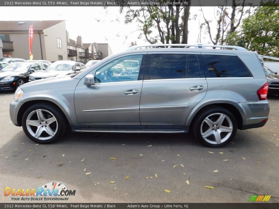 2012 Mercedes-Benz GL 550 4Matic Pearl Beige Metallic / Black Photo #8
