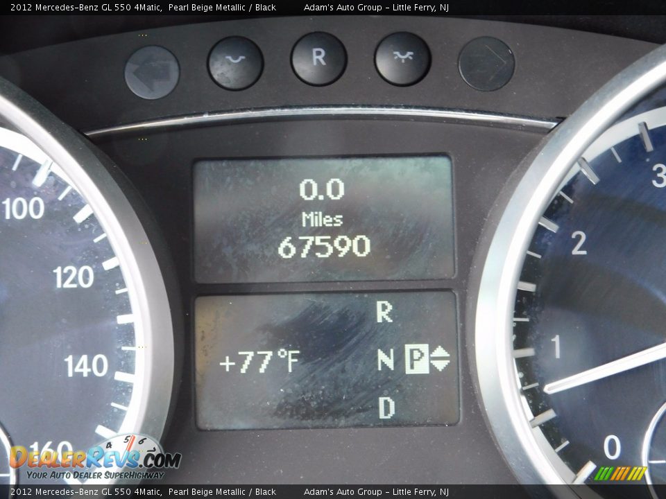 2012 Mercedes-Benz GL 550 4Matic Pearl Beige Metallic / Black Photo #16