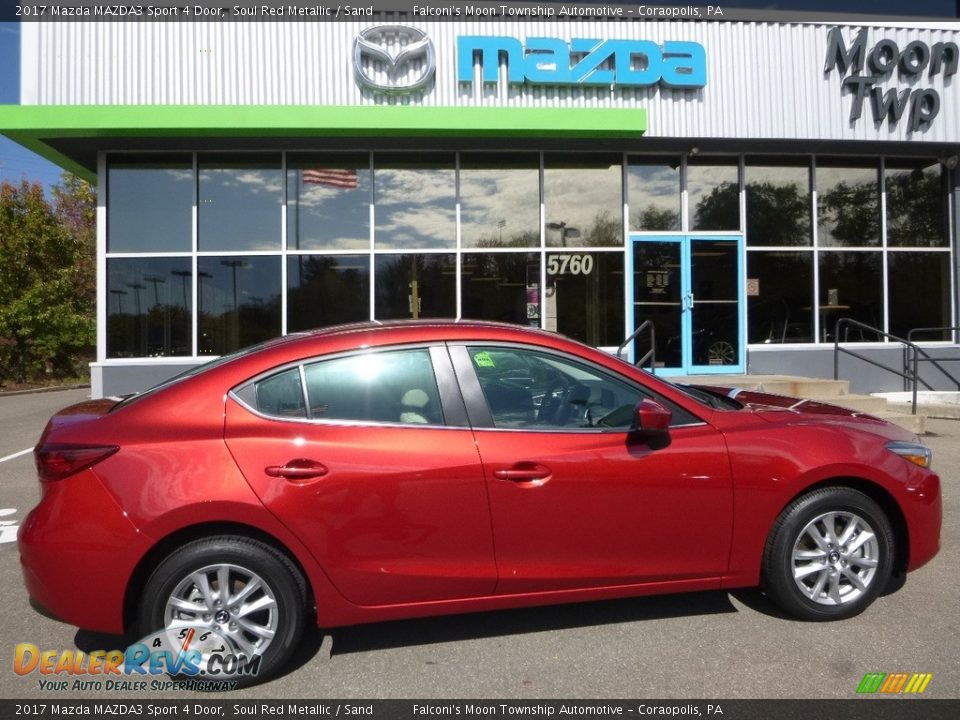 2017 Mazda MAZDA3 Sport 4 Door Soul Red Metallic / Sand Photo #1