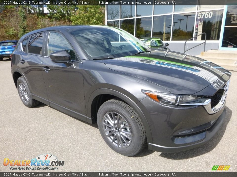 2017 Mazda CX-5 Touring AWD Meteor Gray Mica / Black Photo #3