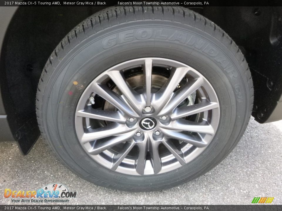 2017 Mazda CX-5 Touring AWD Meteor Gray Mica / Black Photo #7
