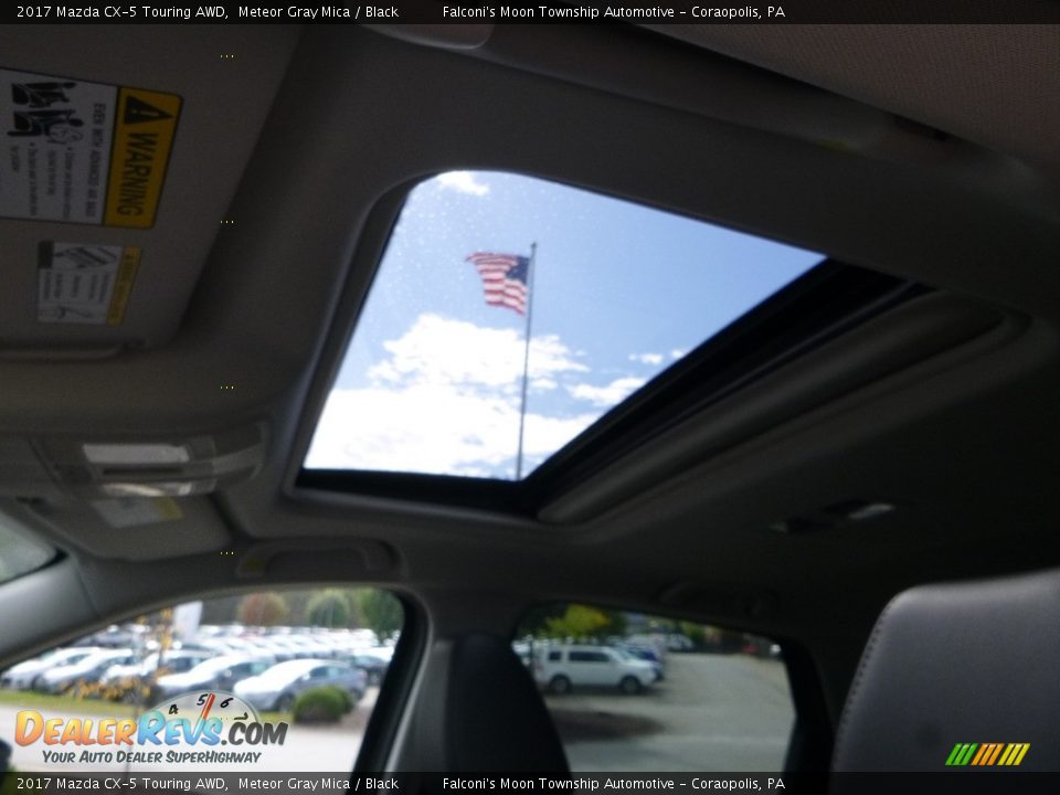 2017 Mazda CX-5 Touring AWD Meteor Gray Mica / Black Photo #13