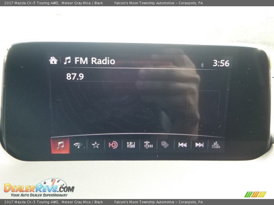 2017 Mazda CX-5 Touring AWD Meteor Gray Mica / Black Photo #14