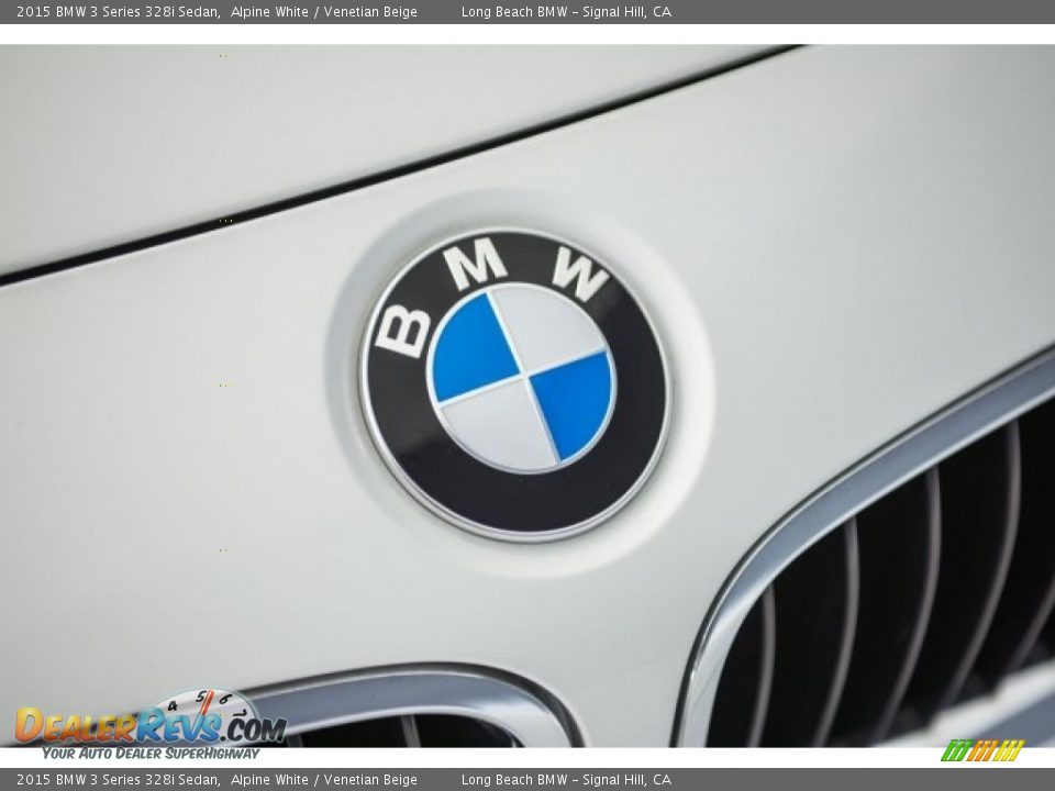 2015 BMW 3 Series 328i Sedan Alpine White / Venetian Beige Photo #26