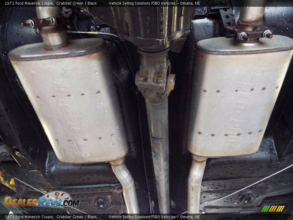 Undercarriage of 1971 Ford Maverick Coupe Photo #15