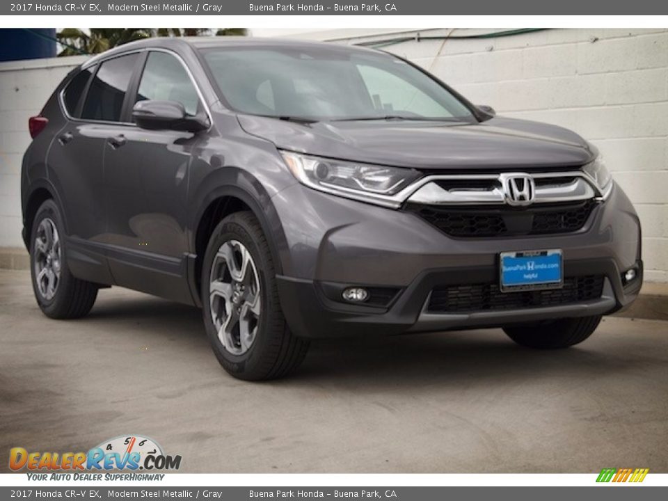 2017 Honda CR-V EX Modern Steel Metallic / Gray Photo #1