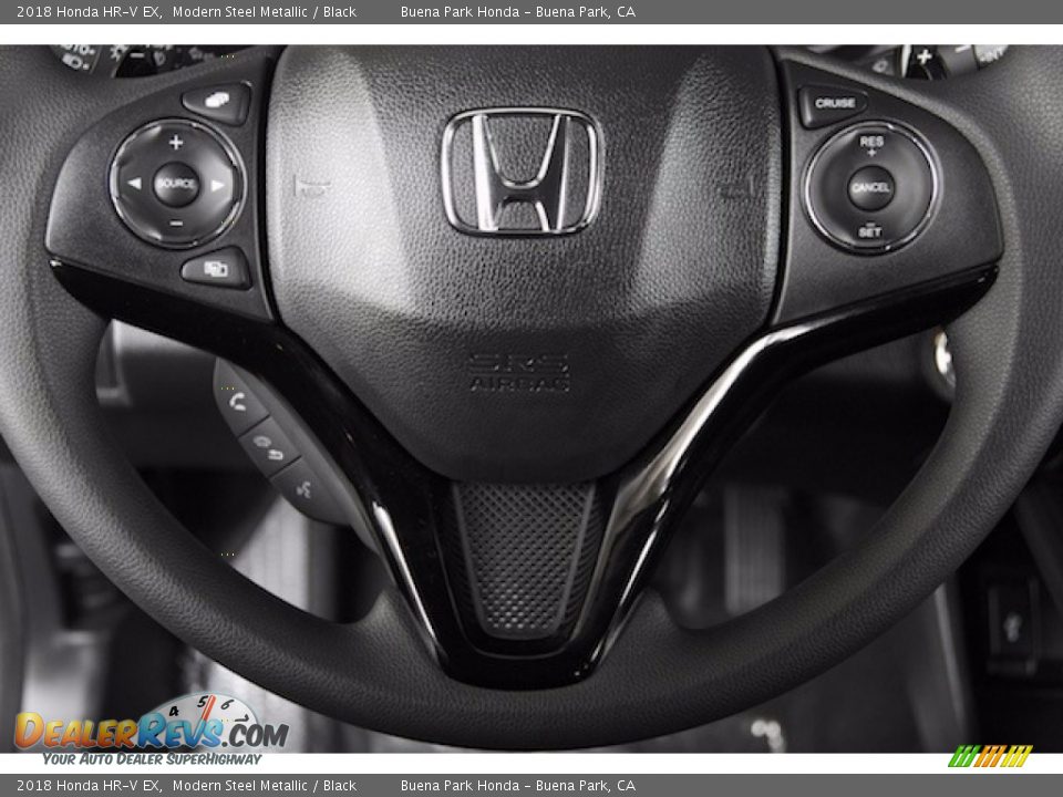 2018 Honda HR-V EX Modern Steel Metallic / Black Photo #10