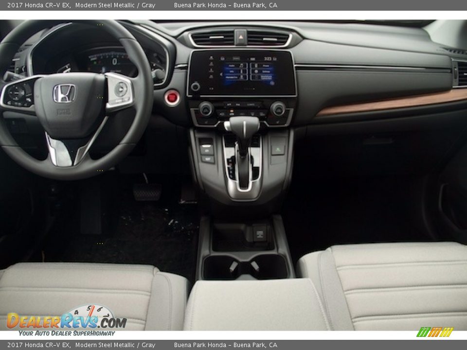 2017 Honda CR-V EX Modern Steel Metallic / Gray Photo #10