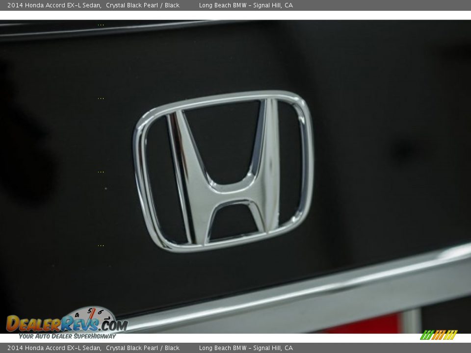 2014 Honda Accord EX-L Sedan Crystal Black Pearl / Black Photo #7