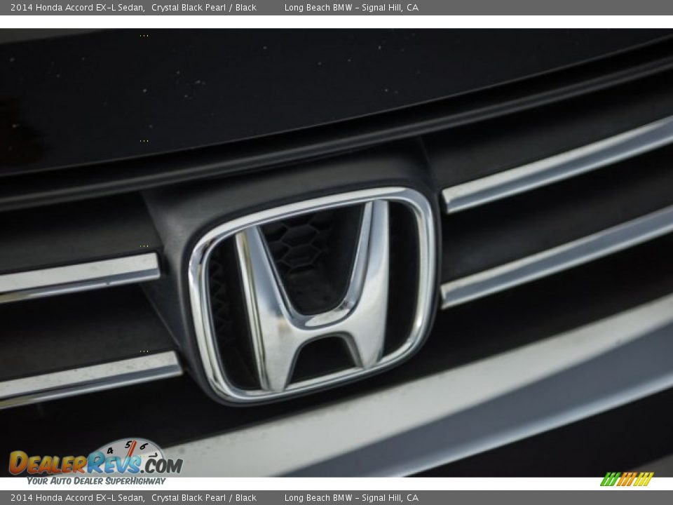 2014 Honda Accord EX-L Sedan Crystal Black Pearl / Black Photo #26