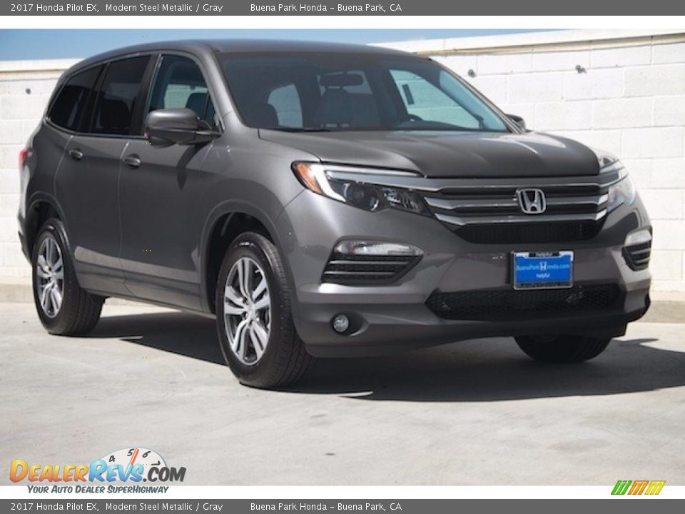 2017 Honda Pilot EX Modern Steel Metallic / Gray Photo #1