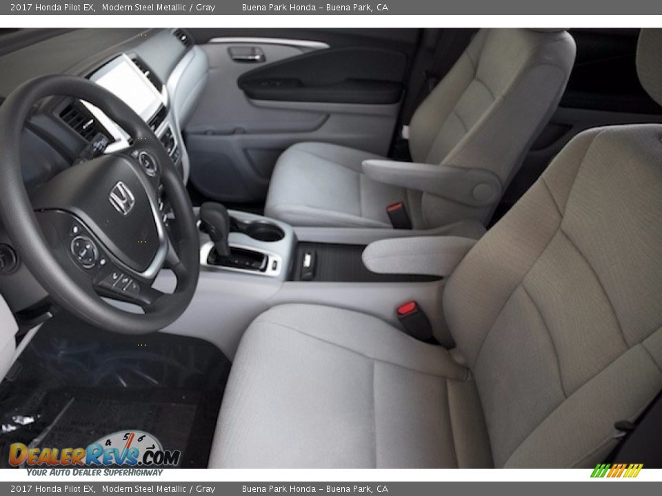 2017 Honda Pilot EX Modern Steel Metallic / Gray Photo #9