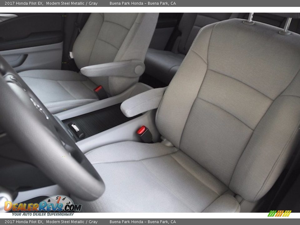 2017 Honda Pilot EX Modern Steel Metallic / Gray Photo #11