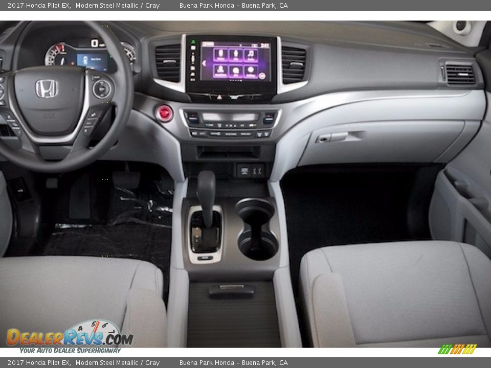 2017 Honda Pilot EX Modern Steel Metallic / Gray Photo #14