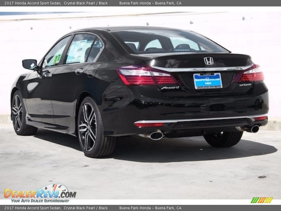 2017 Honda Accord Sport Sedan Crystal Black Pearl / Black Photo #2