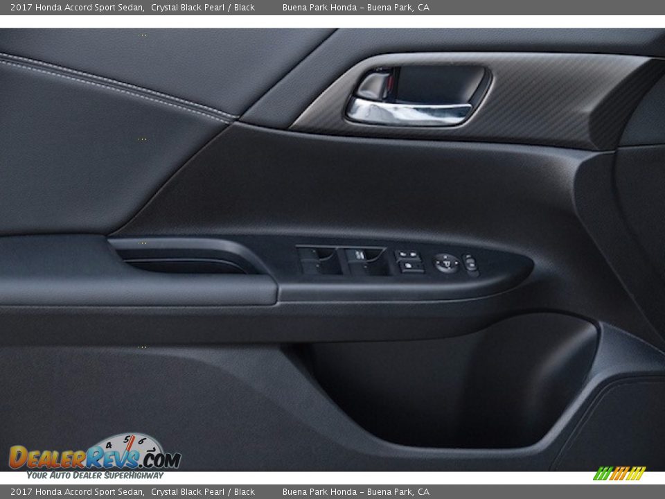 2017 Honda Accord Sport Sedan Crystal Black Pearl / Black Photo #7