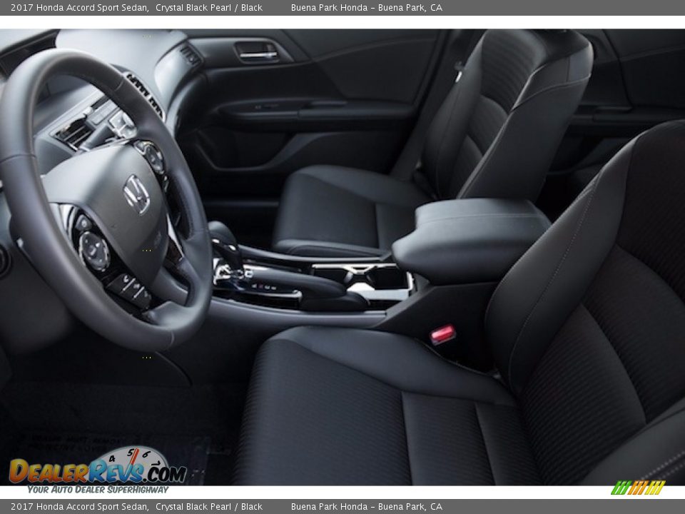 2017 Honda Accord Sport Sedan Crystal Black Pearl / Black Photo #8