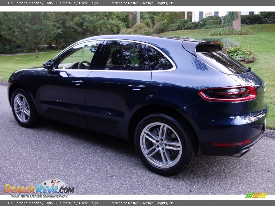 2015 Porsche Macan S Dark Blue Metallic / Luxor Beige Photo #4