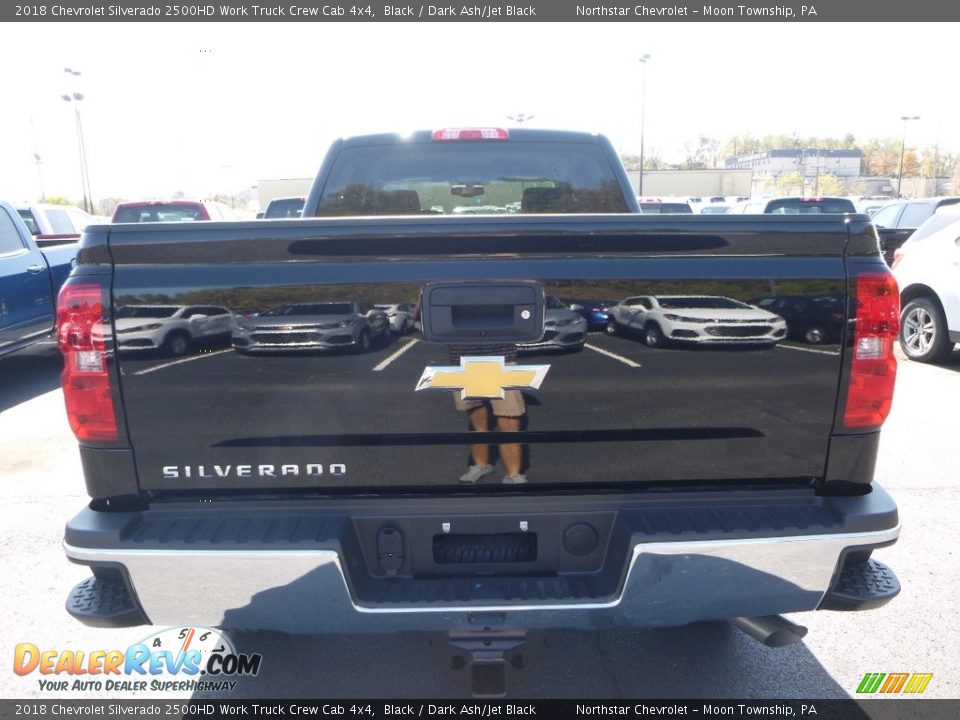 2018 Chevrolet Silverado 2500HD Work Truck Crew Cab 4x4 Black / Dark Ash/Jet Black Photo #4