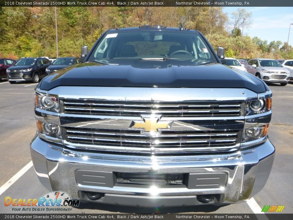 2018 Chevrolet Silverado 2500HD Work Truck Crew Cab 4x4 Black / Dark Ash/Jet Black Photo #8